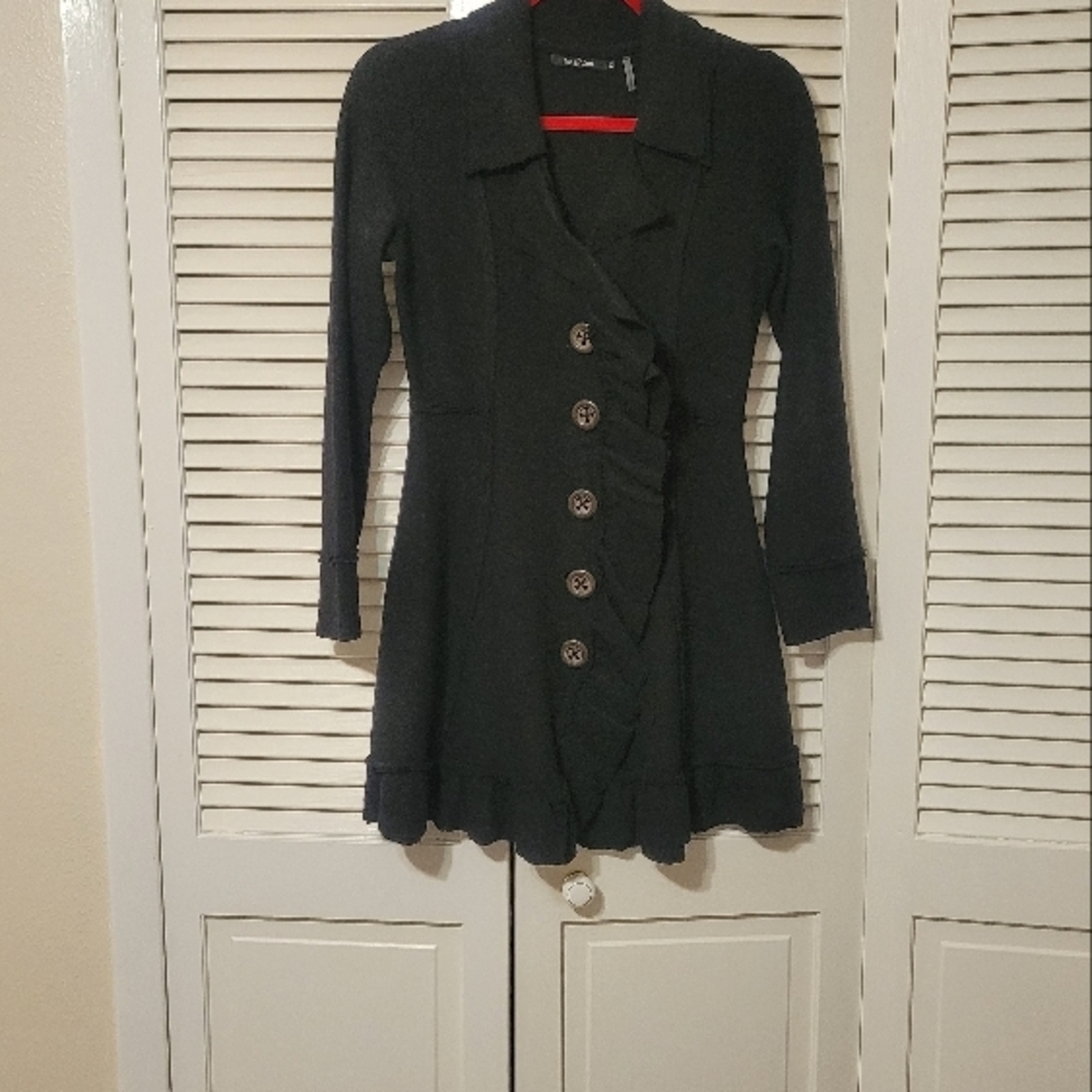 Black Button-Up Dress - Nic+Zoe